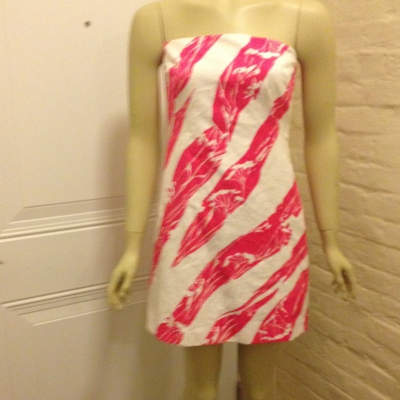Milly Pink & White Dress Cotton Lined Altered 2