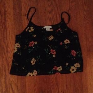 Baby doll style cropped tank