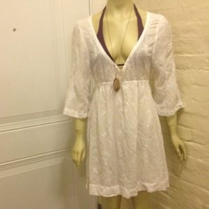 CALYPSO ST BARTHS Cool Change Embroidered Dress M CALYPSO ST BARTHS Cool Change Embroidered Dress M