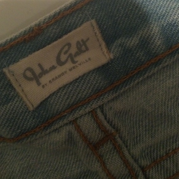 High-waisted denim brandy shorts - Picture 2 of 4