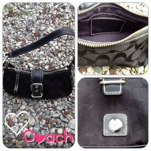 Coach Black Handbag 💋 Make me an offer!