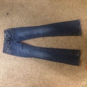 Two pair of Miss Me jeans