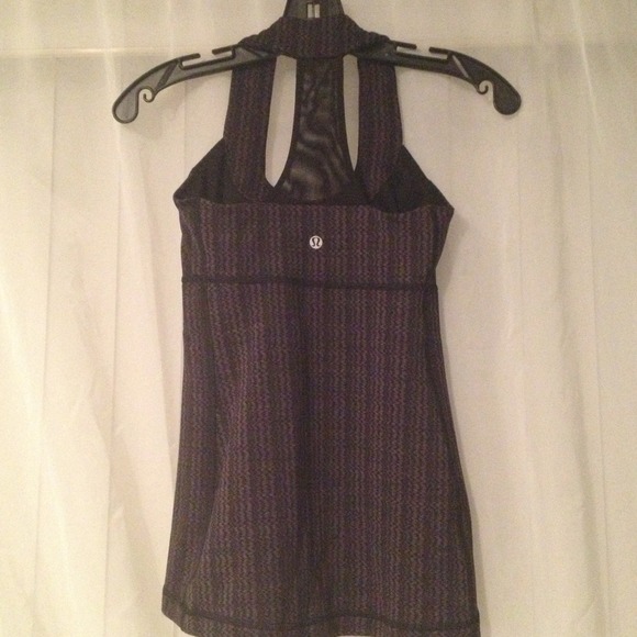 Patterned Lululemon Tank with Mesh Back! - Picture 2 of 3