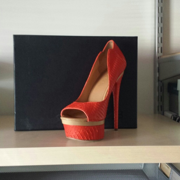 Brand New L.A.M.B. Peeptoe Heels - Picture 2 of 3