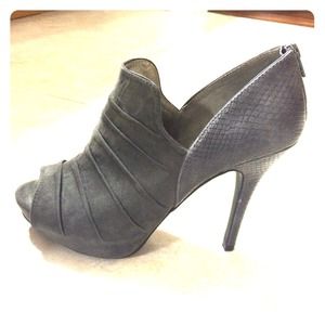LIKE NEW Fergalicious Peep Toe Bootie - SZ 8.5