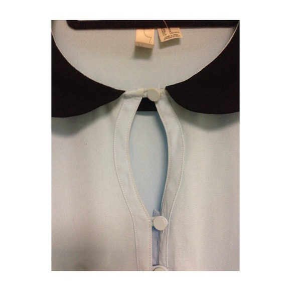 ❌Sold in bundle❌Adorable Blue and Black Romper - Picture 2 of 4