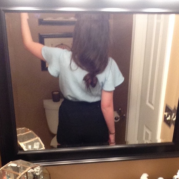 ❌Sold in bundle❌Adorable Blue and Black Romper - Picture 4 of 4