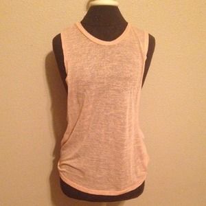 Sheer pink tank