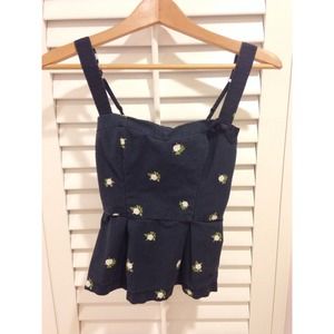 Abercrombie peplum top