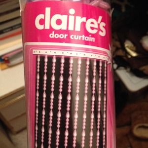 NWOT Bead room curtains