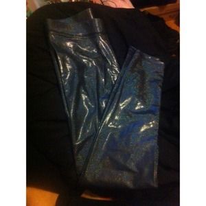 Victoria's Secret Pink Holographic Leggings