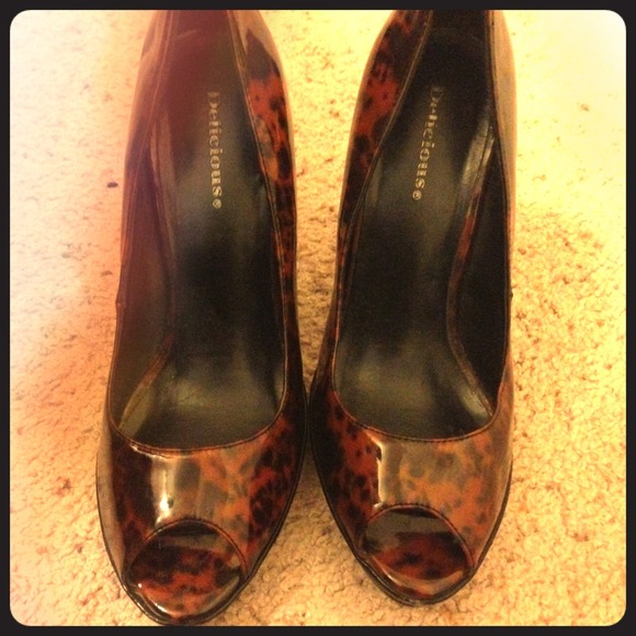 Leopard print heels