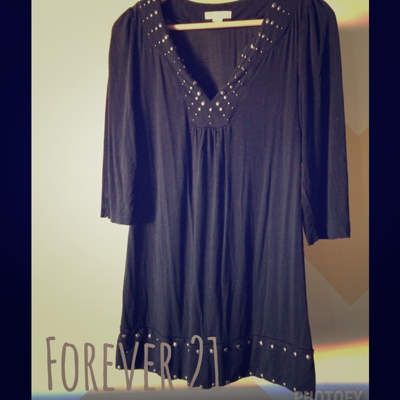 Forever 21 Studded Vneck