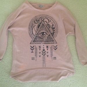CHARLOUTTE RUSSE SWEATER TOP (PINK)