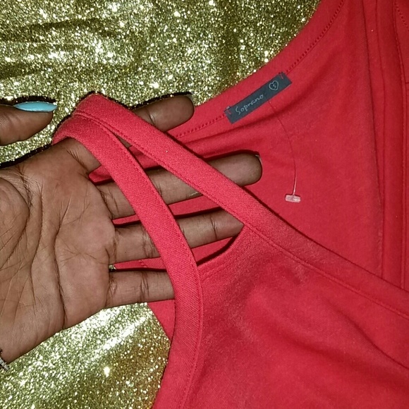 Pink peplum dress - Picture 2 of 2