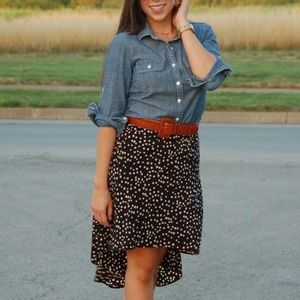 J.Crew Chambray Skirt