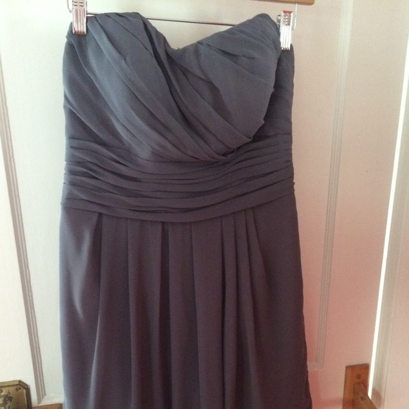 Bill levkoff dress style 156 in pewter - Picture 2 of 4