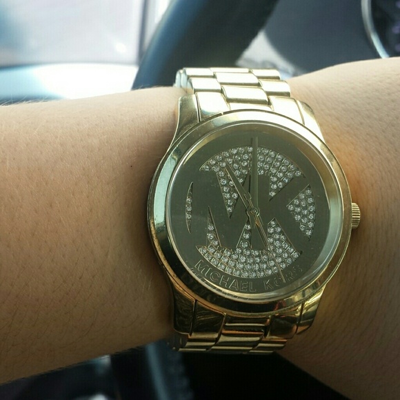 Gold Micheal Kors Watch