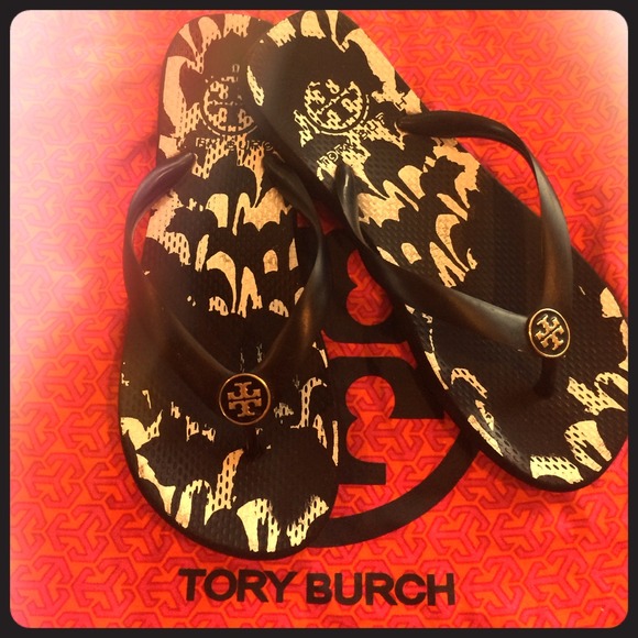 Authentic Tory Burch flip flops-