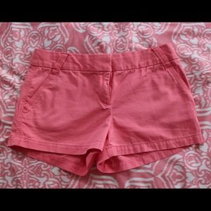 J Crew salmon shorts. Size 10.