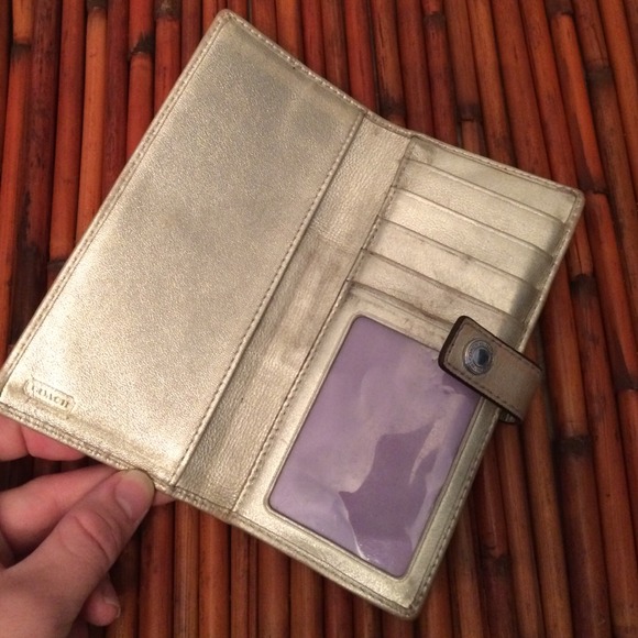 Coach Checkbook Wallet - Picture 2 of 3