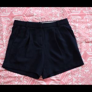J Crew navy formal shorts.