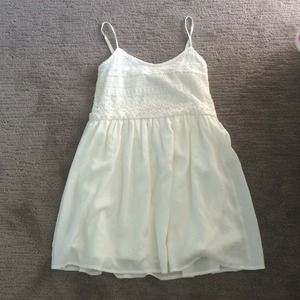 Bershka lace and chiffon dress