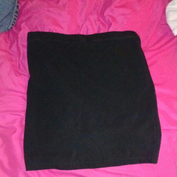 Textured Pencil Skirt