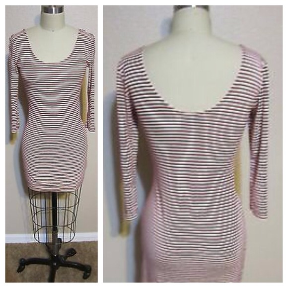 Sparkle & Fade Dresses & Skirts - Sparkle & Fade red white body con dress