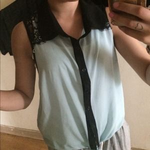 Sky Blue,Collared Shirt