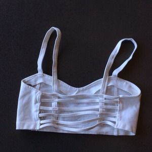 Brandy Melville caged bandeau