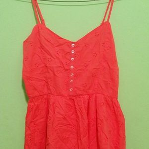 Coral sundress