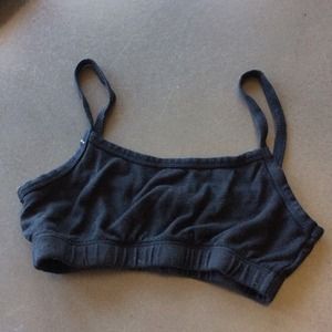 Plain black brandy melville bandeau