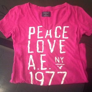 Pink t-shirt & green long sleeve