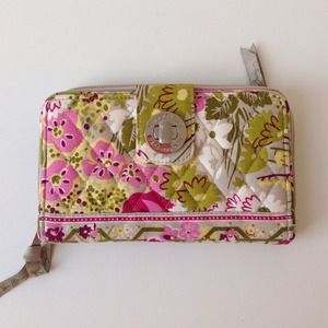 Vera Bradley turn lock wallet