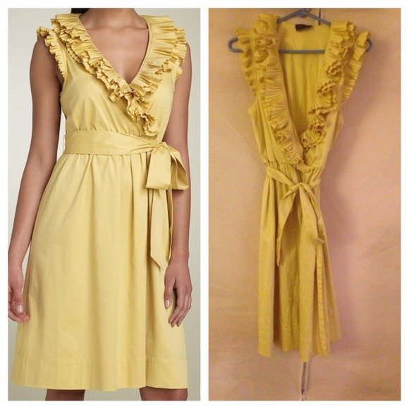 Pleated collar dress