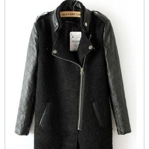 Black contrast coat