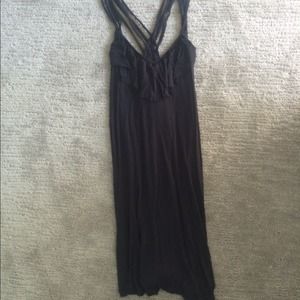 Roxy cotton dress with weaved back