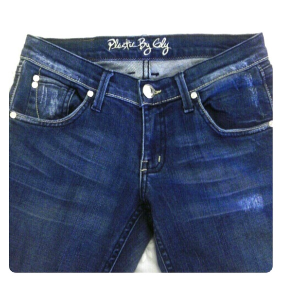 Plastic By Gly jeans