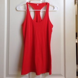Red Lululemon tank