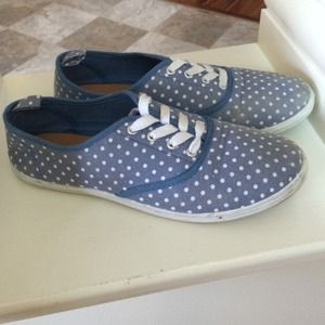Polka Dot Canvas Sneakers