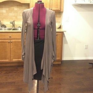 Draped cardigan