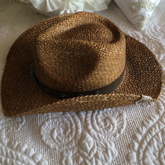 Cowboy Hat w/ jewels  (one size only) - Picture 4 of 5
