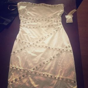 White going out dress new
