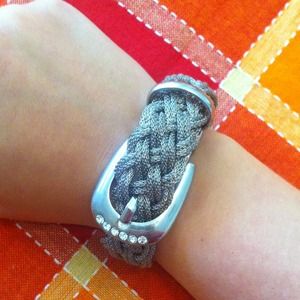 💎Chunky belt buckle bracelet