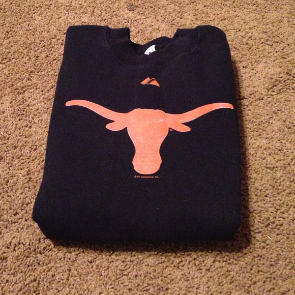 Texas Longhorn Black Sweater