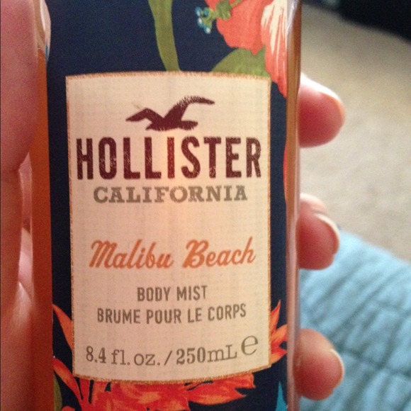 Malibu beach body mist from Hollister .