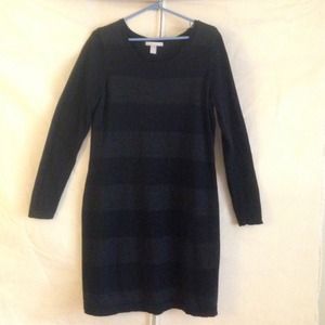 Banana Republic shimmer striped dress