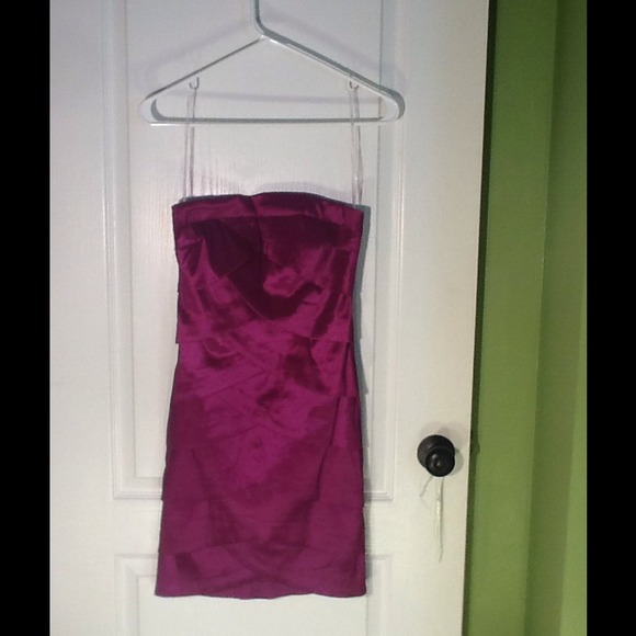 Purple mini dress