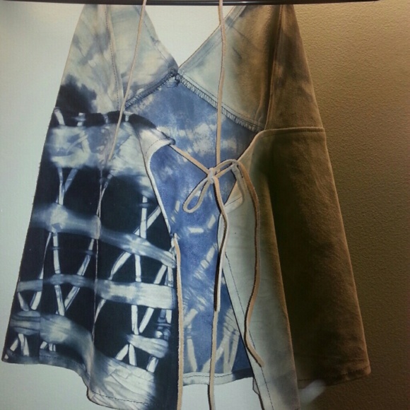 Suede Backless Top NEW - Picture 2 of 2